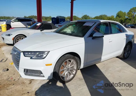 2019 Audi A4 40 Titanium Premium from USA, damaged, VIN WAUGMAF43KN011015